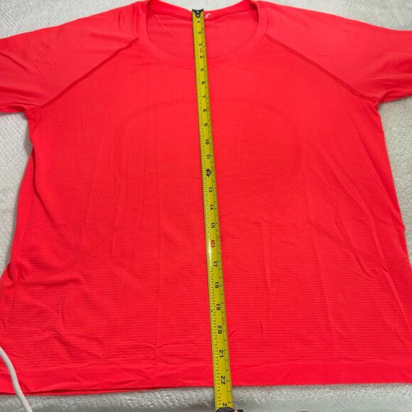 Lululemon bright red Swiftly Tech Long Sleeve top shirt size 12 - Picture 11 of 12